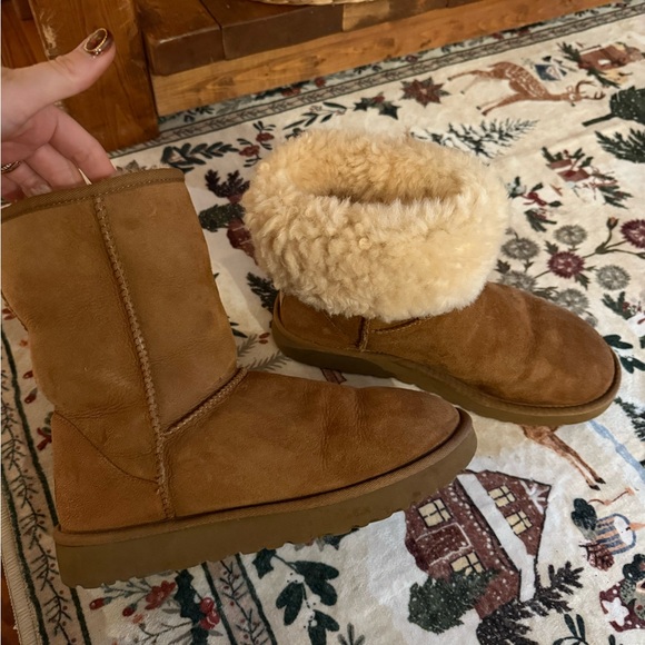 UGG Tan Sheepskin Boots - Picture 8 of 8